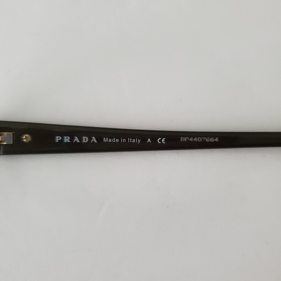 COPY - Prada Semi Rimless Silver/Bown Eyeglass Frames - Picture 4 of 8